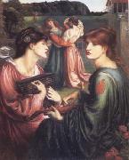 Dante Gabriel Rossetti The Bower Meadow (mk28) oil painting on canvas